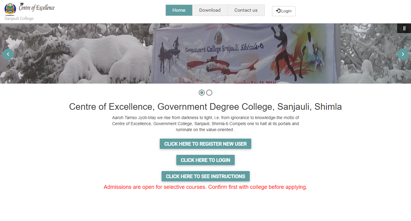 Education Management System Screenshot